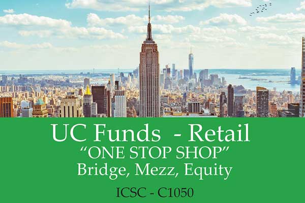 UC Funds booth #ICSC C1050